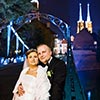sesja nocna, fotografia ¶lubna Wroc³aw, Ostrów Tumski noc±